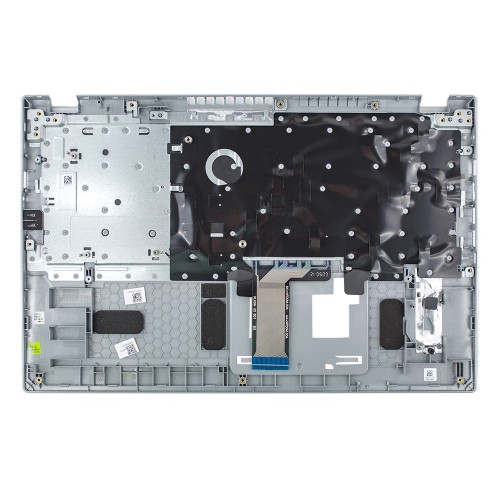 Корпус верхняя крышка для ноутбука Acer Aspire A515-56 series, 6B.A1DN2.037, RU, (Silver, топкейс, с клавиатурой, без тачпада, C Cover, Original)