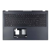Верхняя крышка Acer Aspire A515-56 series, 6B.A1DN2.073, RU/UA, (Black, топкейс+клавиатура, Backlit, Original)