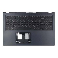 Верхняя крышка Acer Aspire A515-56 series, 6B.A1DN2.073, RU/UA, (Black, топкейс+клавиатура, Backlit, Original)