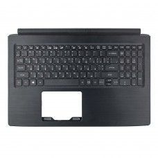 Верхня кришка для Acer Aspire A315-53 A315-53G series, 6B.H18N2.009, RU/UA, (Black, топкейс+клавіатура, C Cover, Original)