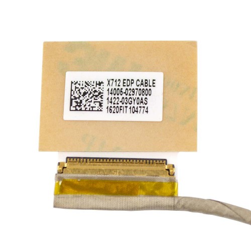 Шлейф матрицы для ноутбука Asus A712 D712 K712 M712 S712 X712 series, (Только HD, 14005-02970800, 1422-03GY0AS, eDP 30pin, Original)