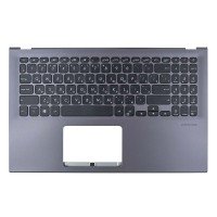 Корпус верхняя крышка для Asus A512 F512 K512 S512 X512 series, RU (GREY, топкейс с клавиатурой, 90NB0K93-R31RU0, C Cover, Original)