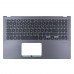 Корпус верхняя крышка для ноутбука Asus A512 F512 K512 S512 X512 series, RU (GREY, топкейс с клавиатурой, 90NB0K93-R31RU0, C Cover, Original)