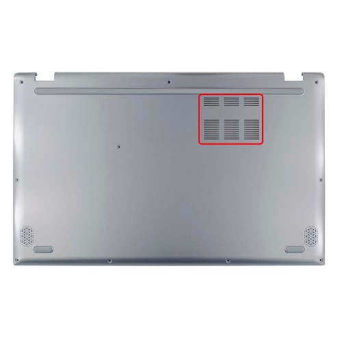 Нижняя крышка для ноутбука Asus A712 D712 F712 K712 M710 M712 R712 S712 X712 series, (Silver, поддон, днище, D Cover, 90NB0L61-R7D000)