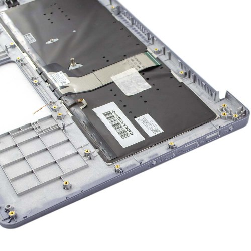 Верхняя крышка для ноутбука Asus A411U F411U K410U S401U X411U S410U, RU/UA, (Grey, топкейс+клавиатура с подсветкой, 90NB0GF2-R32UA0, Original)