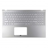 Корпус верхняя крышка для Asus A512 F512 K512 S512 X512 series, RU/UA (Silver, топкейс с клавиатурой, 90NB0K92-R31UA0, C Cover, Original)