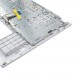 Корпус верхняя крышка для ноутбука Asus A512 F512 K512 S512 X512 series, RU/UA (Silver, топкейс с клавиатурой, 90NB0K92-R31UA0, C Cover, Original)