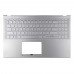 Корпус верхня кришка для ноутбука Asus A512 F512 K512 S512 X512 series, RU/UA (Silver, топкейс з клавіатурою, 90NB0K92-R31UA0, C Cover, Original)