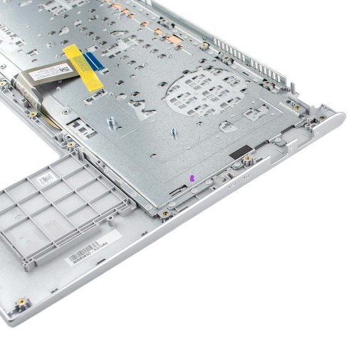 Корпус верхня кришка для ноутбука Asus A512 F512 K512 S512 X512 series, RU/UA (Silver, топкейс з клавіатурою, 90NB0K92-R31UA0, C Cover, Original)