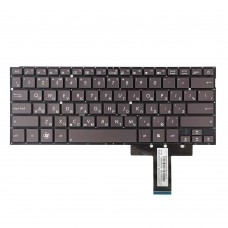Клавиатура для Asus UX31A UX31LA BX31A BX31LA, (Brown, под подсветку, 0KNB0-3620RU00, Original)