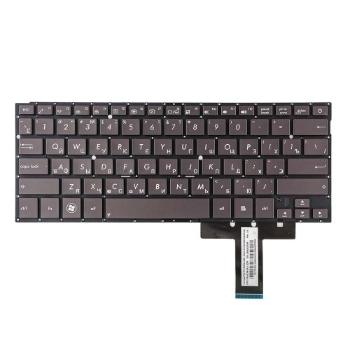 Клавиатура для ноутбука Asus UX31A UX31LA BX31A BX31LA, (Brown, під підсвітку, 0KNB0-3620RU00, Original)