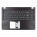 Верхня кришка для ноутбука Acer Extensa EX215-51 EX215-51K, RU/UA, (Black, топкейс+клавіатура, 6B.EFQN2.009, Original)
