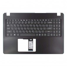Верхня кришка для Acer Extensa EX215-51 EX215-51K, RU/UA, (Black, топкейс+клавіатура, 6B.EFQN2.009, Original)