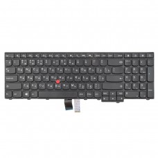Клавиатура для Lenovo Thinkpad E531 T540 E540 W540 L540 T550 T560 P50S W541 L560 L570, RU, Black (6 креплений)