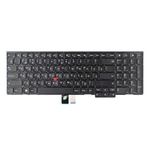 Клавіатура для ноутбука Lenovo Thinkpad E531 T540 E540 W540 T540P L540 T550 T560 W550S P50S W541 L560 L570, RU, Black (6 кріплень)