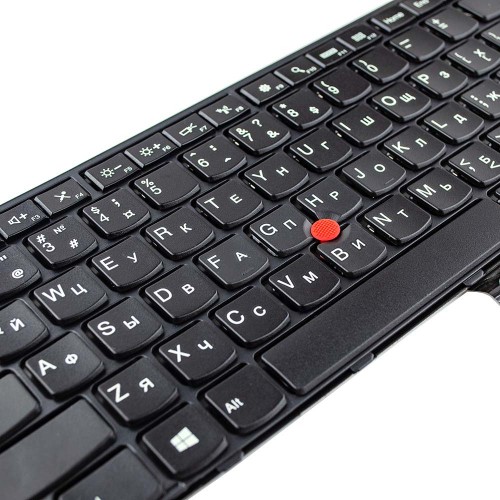 Клавіатура для ноутбука Lenovo Thinkpad E531 T540 E540 W540 T540P L540 T550 T560 W550S P50S W541 L560 L570, RU, Black (6 кріплень)
