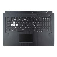 Корпус верхняя крышка для Asus TUF Gaming FA706IU FX706IU TUF706IU TUF766IU, RU/UA (топкейс с клавиатурой с RGB подсветкой, 90NR03K1-R32UA0, C Cover, Original)
