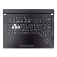 Корпус верхня кришка для Asus ROG G512LW G512LWS G512LU G512LV series, RU/UA (топкейс з клавіатурою з RGB 4-Zone підсвічуванням, 90NR0341-R34UA0, C Cover, Original)