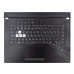 Корпус верхня кришка для ноутбука Asus ROG G512LW G512LWS G512LU G512LV series, RU/UA (топкейс з клавіатурою з RGB 4-Zone підсвічуванням, 90NR0341-R34UA0, C Cover, Original)