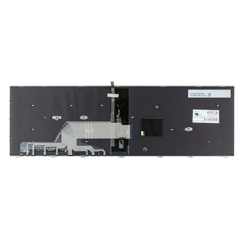 Клавиатура для ноутбука HP Probook 450 G5 455 G5 470 G5, RU/UA, (серебристая рамка, с подсветкой, с трекпоинтом, Original)