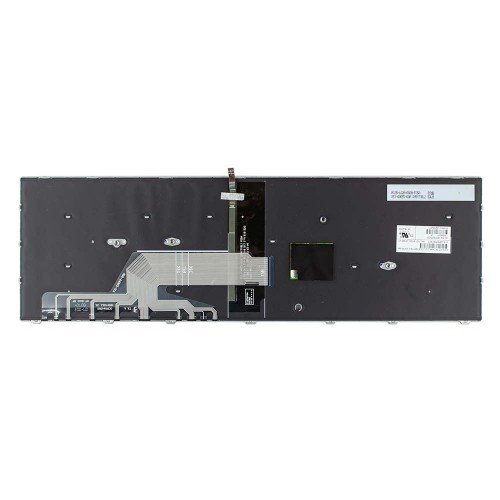 Клавиатура для ноутбука HP Probook 450 G5 455 G5 470 G5, RU/UA, (срібляста рамка, з підсвічуванням, з трекпоінтом, Original)