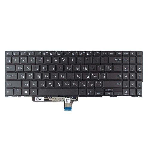 Клавіатура для ноутбука Asus ZenBook Flip 15 OLED UX564 UX564E UX564EH UX564EI UX564PH series, RU/UA, (з підсвічуванням, Original)