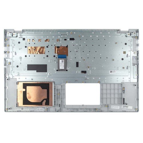 Корпус верхня кришка для ноутбука Asus K712EA R710EA S710EA S712EA S712EAM X712EA, RU/UA, Silver, (топкейс з клавіатурою, 90NB0TW1-R30UA0, C Cover, Original)