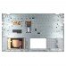 Корпус верхня кришка для ноутбука Asus K712EA R710EA S710EA S712EA S712EAM X712EA, RU/UA, Silver, (топкейс з клавіатурою, 90NB0TW1-R30UA0, C Cover, Original)