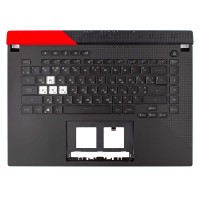 Верхняя крышка для Asus G513I G513Q, RU/UA, (Black,топкейс+клавиатура RGB 4-Zone, 90NR0571-R33UA0, Original)