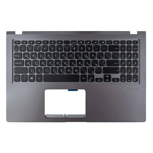 Верхня кришка для ноутбука Asus X515E X515U X515J, RU/UA (GREY, wo mSD, топкейс+клавіатура, 90NB0U11-R32UA0, C Cover, Original)