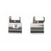 Крышки петель для ноутбука HP 250 255 256 258 G6, 15-BS 15-BW 15-BR 15-RA, TPN-C129 TPN-C130, Silver, пара