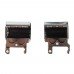 Крышки петель для ноутбука HP 250 255 256 258 G6, 15-BS 15-BW 15-BR 15-RA, TPN-C129 TPN-C130, Silver, пара