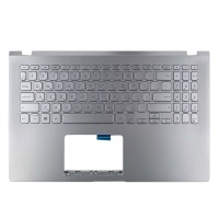 Корпус верхня кришка для Asus A509DA D509DA F509DA M509DA R509DA S509DA X509DA, RU/UA, (Silver, топкейс з клавіатурою з підсвіткою, 90NB0P51-R32UA0, C Cover, Original)