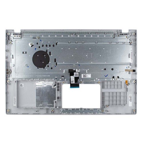 Корпус верхняя крышка для ноутбука Asus A509DA D509DA F509DA M509DA R509DA S509DA X509DA, RU/UA, (Silver, топкейс с клавиатурой с подсветкой, 90NB0P51-R32UA0, C Cover, Original)