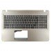 Верхня кришка для ноутбука Asus A540L F540L K540L R540L X540L X540SA series, без ODD, RU/UA (Gold, топкейс+клавіатура, 90NB0B11-R30660, Original)