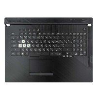 Верхняя крышка для Asus ROG Strix G731GT G731GU , RU/UA, (Black, топкейс+клавиатура, 8pin Backlit, Original)