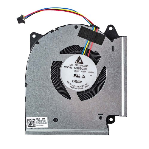 Вентилятор для ноутбука Asus G512I G513I G513Q G713I G713Q, (5V GPU FAN, FNAD DFS5K223052835, 13NR0510P02011, NS85C59-20G05, 13NR0510P02021, Original)