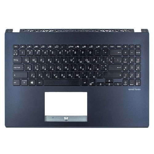 Корпус верхня кришка для ноутбука Asus A571GT F571GT R571GT X571GT series, RU/UA, (Blue, топкейс з клавіатурою, 90NB0NL1-R32UA0, C Cover, Original)