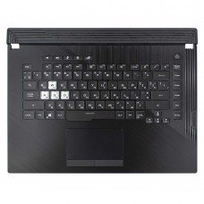 Верхня кришка для Asus G531GU GL531GU PX531GU, RU/UA (топкейс+клавіатура, RGB 8pin, 90NR01J3-R32UA0, Original)