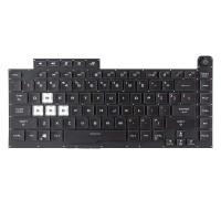 Клавиатура для Asus ROG Strix G512 G531 G531GU GL531GU PX531GU G531GD G531GT series, US, (Black, с RGB 1-Zone подсветкой)