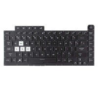 Клавиатура для Asus ROG Strix G512 G531 G531GU GL531GU PX531GU G531GD G531GT series, US, (Black, с RGB 1-Zone подсветкой)