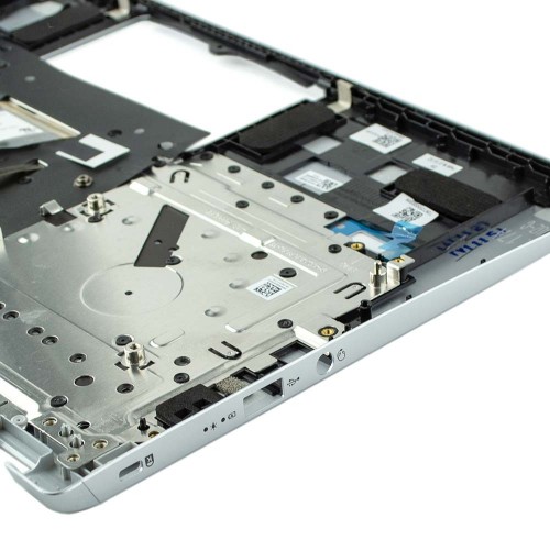 Корпус верхняя крышка для ноутбука Acer Swift SF314-43, RU, (Silver metal, топкейс с клавиатурой с подсветкой, 6B.AB1N2.005, C Cover, Original)
