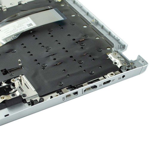 Корпус верхня кришка для ноутбука Acer Swift SF314-43, RU, (Silver metal, топкейс з клавіатурою з підсвіткою, 6B.AB1N2.005, C Cover, Original)