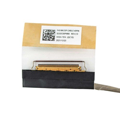 Шлейф матрицы для Acer Nitro AN515-44 AN515-45 AN515-55 AN515-56 AN515-57 AN517-55, (eDP 40pin 120/144Hz, 50.Q7KN2.012, FH51M, DC02C00PW00, Original)