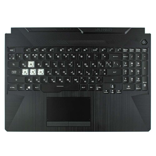 Верхняя крышка для ноутбука Asus FA506 FA566 FX506 FX566 TUF506 TUF566 series, RU/UA (топкейс+клавиатура, 8pin Backlit, 90NR03M1-R31UA0, Original)
