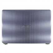 Крышка матрицы для Asus A411 F411 S401 S410 X411 series, (Grey metal, с петлями, 90NB0GF2-R7A010, A Cover, Original)