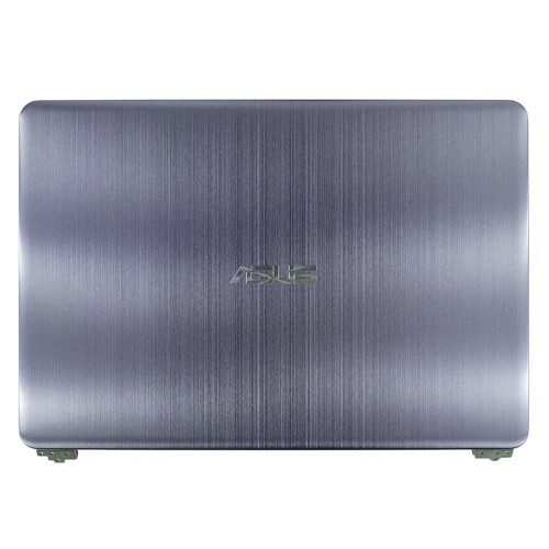 Корпус крышка матрицы для ноутбука Asus A411 F411 S401 S410 X411 series, (Grey metal, с петлями, 90NB0GF2-R7A010, A Cover, Original)