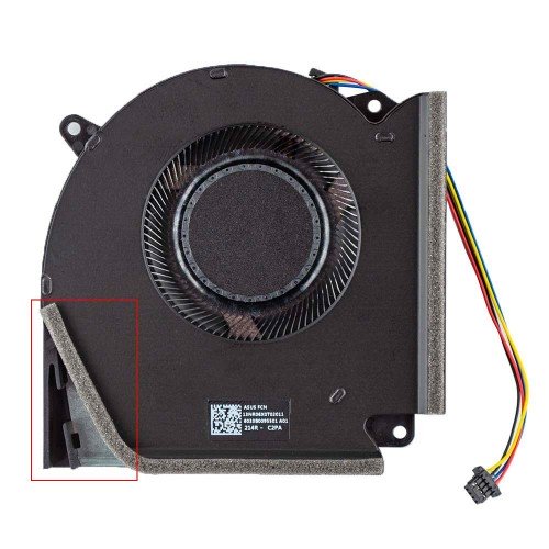 Вентилятор для ноутбука Asus G513QY G713QY series, (CPU FAN 12V 1A, FCN FNHF DFSCL12E16486T, 13NR06X0T02011, Original)