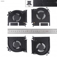 Вентиляторы для Dell Alienware M15 R2 5V 2019, (5V 0.5A CPU+GPU, FLHS DFS2001051R0T, FLHR DFS5M325063B1P)
