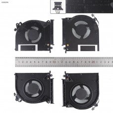 Вентилятори для Dell Alienware M15 R2 5V 2019, (5V 0.5A CPU+GPU, FLHS DFS2001051R0T, FLHR DFS5M325063B1P)